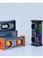 Şeffaf Mecha Müzik Tws Stereo Rgb Işıklı Hoparlör Kablosuz Bluetooth 5.0 Taşınabilir Hoparlör V9 1