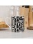 Kitchen Siyah Çizgili Porselen Kupa - Siyah / Beyaz - 290 ml 1