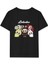 Kız Labubu Çocuk Baskılı T-Shirt - Siyah 1