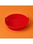 Silikon Yuvarlak Airfryer Kalıbı - Kırmızı 1