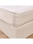 Soft Dalga Kapitoneli Fitted Çift Kişilik Alez - Beyaz - 160X200 cm 2