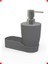 Hazneli Şık Sıvı Sabunluk - Gri Renk 1