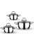 6 Parça Mini Tencere Seti 12-14-16CM 1