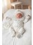 Kız Bebek Beyaz Gül Detaylı Tulum Seti,mevlüttakımı 2