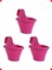 Askılı Fuşya Balkon Saksı Seti (3 Adet) - 20 cm 1