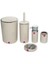 Lenox 5'li Banyo Aksesuar Seti - Bej 2