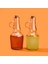 Mantar Kapaklı 2'li Yağlık Seti - Şeffaf / Açık Kahverengi - 250 ml 1