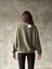 Osy Modal Yumuşak Dokulu Kumaş Bisiklet Yaka Oversize Sweatshirt - Haki 2