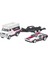 Car Culture Team Transport Dmc Delorean & Hw Rally Hauler Diecast Car 1