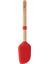 Ingenio Ahşap Silikon Spatula - Kırmızı - 32 cm 2