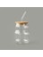 Bambu Kapaklı Pipetli Bardak - Açık Kahverengi / Şeffaf - 450 ml 3
