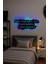 LED Işıklı Kişiye Özel Yazılar Dekoratif Tablo Duvar Dekorlu Gece Lambası 3