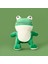 Soft Kurbağa Figürlü Yastık - Yeşil - 35X20 cm 2