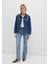 Karla 90lar Koyu Mavi Jean Ceket 110154-91001 7