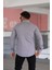 Erkek Kot Gömlek Slim Fit, Çift Cepli Geniş Düğmeli Likrasız Gömlek 2
