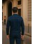 Erkek Günlük Mevsimlik Slim Fit Trend Lacivert Kot Ceket 6