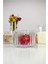 6 Parça Cam Çerezlik Sunum Reçellik Sosluk Saydam Tealight Mumluk Magnolya 3