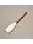Akasya Saplı Silikon Servis Spatulası - Kahverengi / Krem 3