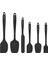 Drongo 6'lı Spatula Seti - Siyah 1