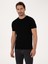 Erkek Siyah Slim Fit Bisiklet Yaka Triko T-Shirt 50309840-VR046 8