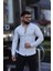 Slim Fit Uzun Kollu Klasik Yaka Düğmeli Gömlek - Şık & Günlük Kombin 2