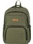 Kanvas Kumaş Günlük, Seyahat ve Okul Sırt Çantası Yeşil 2
