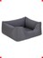 Kedi ve Köpek Yatağı - Küçük Boy Antrasit - 50X60 cm 2