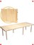 Katlanır Çok Amaçlı Masa 75X180 cm - Naturel 1