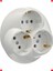 Sıva Altı 3'lü Yuvarlak Priz Seti 2