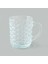 Glass Cam Balık Sırtı Desenli Kupa - Şeffaf - 240 ml 3