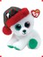 Sevimli Yılbaşı Kutup Ayısı Peluş Oyuncak 12 cm 1