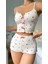 Kalp Desenli Şortlu Pijama Takımı 1