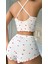 Kalp Desenli Şortlu Pijama Takımı 2