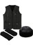 Premıum Deri Set – Yelek, Eldiven, Deri Börk Şapka 1