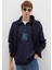M Logo Baskılı Lacivert Sweatshirt 0S10494-70490 7