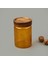Mia Akasya Yuvarlak Cam Kavanoz - Amber - 850 ml 2