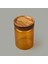 Mia Akasya Yuvarlak Cam Kavanoz - Amber - 850 ml 3