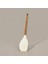 Akasya Saplı Silikon Servis Spatulası - Kahverengi / Krem 1