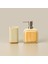 Bath Sau 2'li Banyo Sıvı Sabunluk Seti - Bej / Gri 2