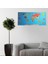 Buffer® Renkli atlas Dünya haritası Manyetik Yapıştırıcı Gerektirmeyen Duvar Stickerı 118 cm * 56 cm 3