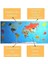 Buffer® Renkli atlas Dünya haritası Manyetik Yapıştırıcı Gerektirmeyen Duvar Stickerı 118 cm * 56 cm 6