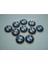 Bmw Araç Anahtar Logo Amblemi (11MM) 4 Adet Damla Etiket 3
