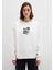 Mickey Mouse Sırt Baskılı Ekru Sweatshirt 1S10467-70057 12
