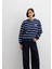 Çizgili Lacivert Sweatshirt 1S10456-84634 9