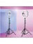 Selfie LED Işık 10INÇ Youtube,makyaj,kuaför 26CM-2M Stand 3