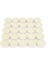 25'li Tealight Mum - Beyaz - 3,8 cm 2