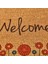 Home Blattern Koko Çiçek Desenli Welcome Kapı Paspası - Renkli - 40X60 cm 3