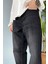 Taşlanmış Siyah Baggy Kot Pantolon 3
