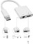 Type-C Kulaklık ve Şarj Dönüştürücü Adaptör 2’si 1 Arada Aux + Type-C Şarj Girişi 1