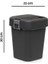 Comfort Dust Bin Siyah Çöp Kovası - 8 Lt 2